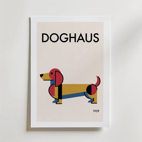 Doghaus Poster – med passepartout