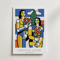 Fernand Leger Women with Flowers Poster – med passepartout