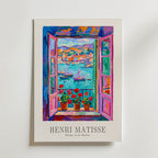 Henri Matisse Window on the Harbour Poster – med passepartout