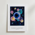 Wassily Kandinsky Night Circles Poster – med passepartout