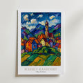Wassily Kandinsky Village in Murnau Poster – med passepartout