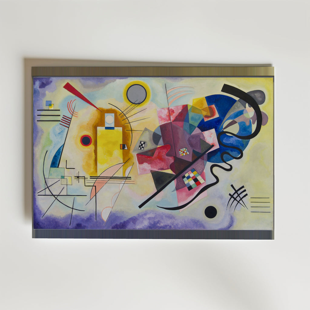 Wassily Kandinsky Yellow-Red-Blue 1925 Poster – canvas utan passepartout