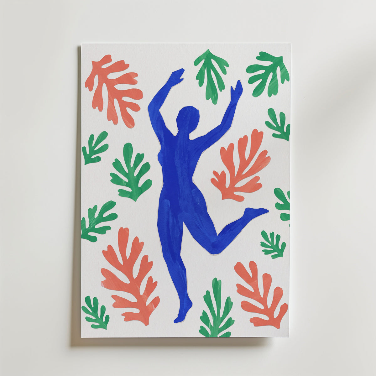 Henri Matisse Blue Dancer Poster – canvas utan passepartout