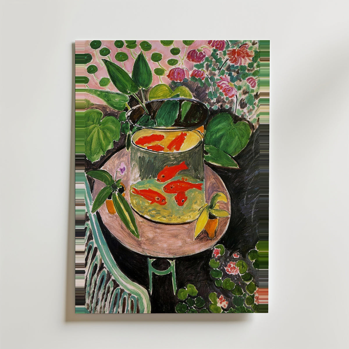 Henri Matisse Goldfish 1912 Poster – canvas utan passepartout