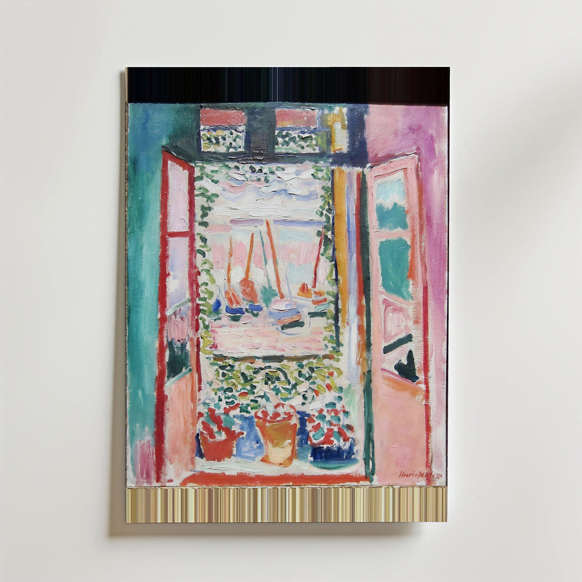 Henri Matisse Open Window Collioure 1905 Poster – canvas utan passepartout