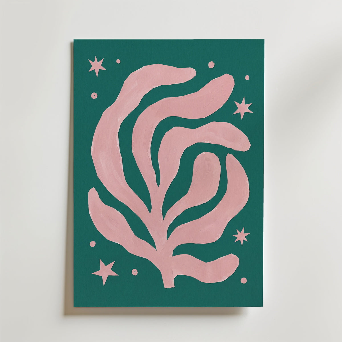Henri Matisse Pink Algae Poster – canvas utan passepartout