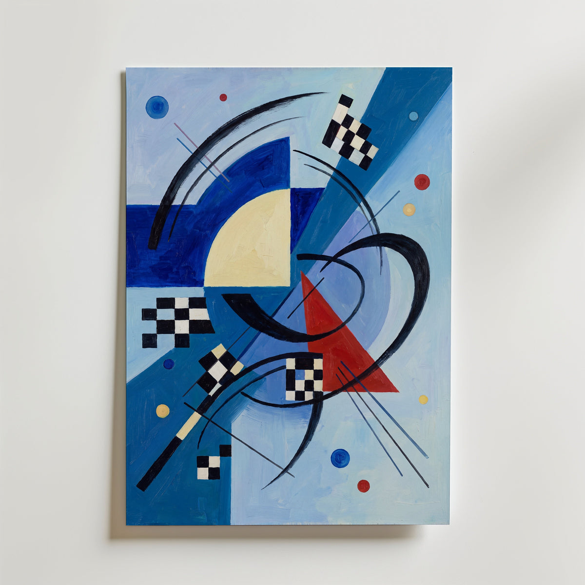 Wassily Kandinsky Blue Harmony Poster – canvas utan passepartout