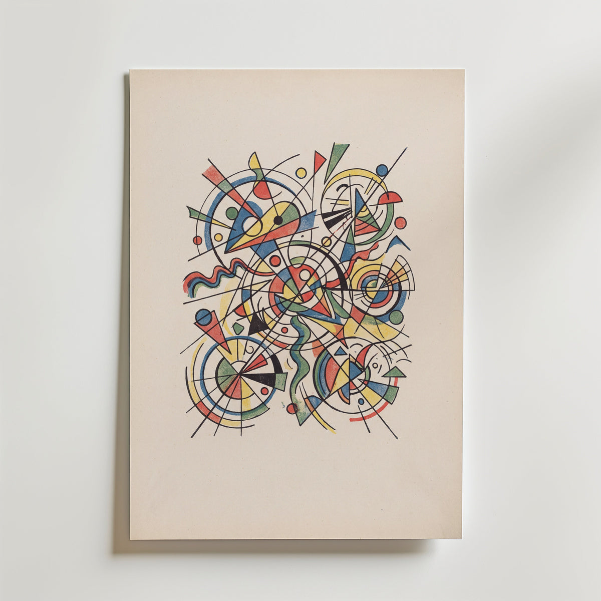 Wassily Kandinsky Little Worlds Poster – canvas utan passepartout
