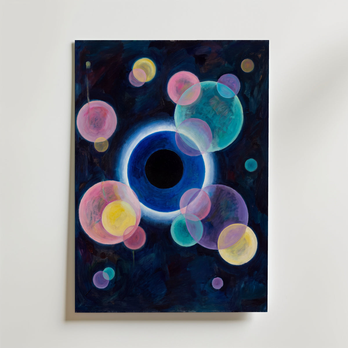 Wassily Kandinsky Night Circles Poster – canvas utan passepartout