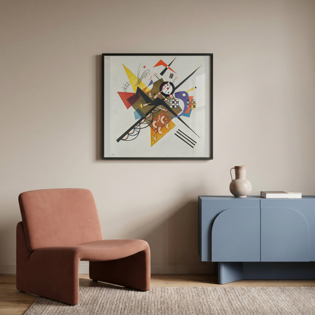 Wassily Kandinsky On White II 1923 Poster – inramad 1