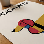 Doghaus Poster – närbild på papper
