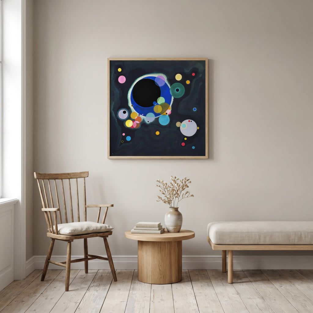 Wassily Kandinsky Several Circles 1926 Poster – inramad 3