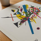 Wassily Kandinsky Small Worlds I 1922 Poster – närbild på papper