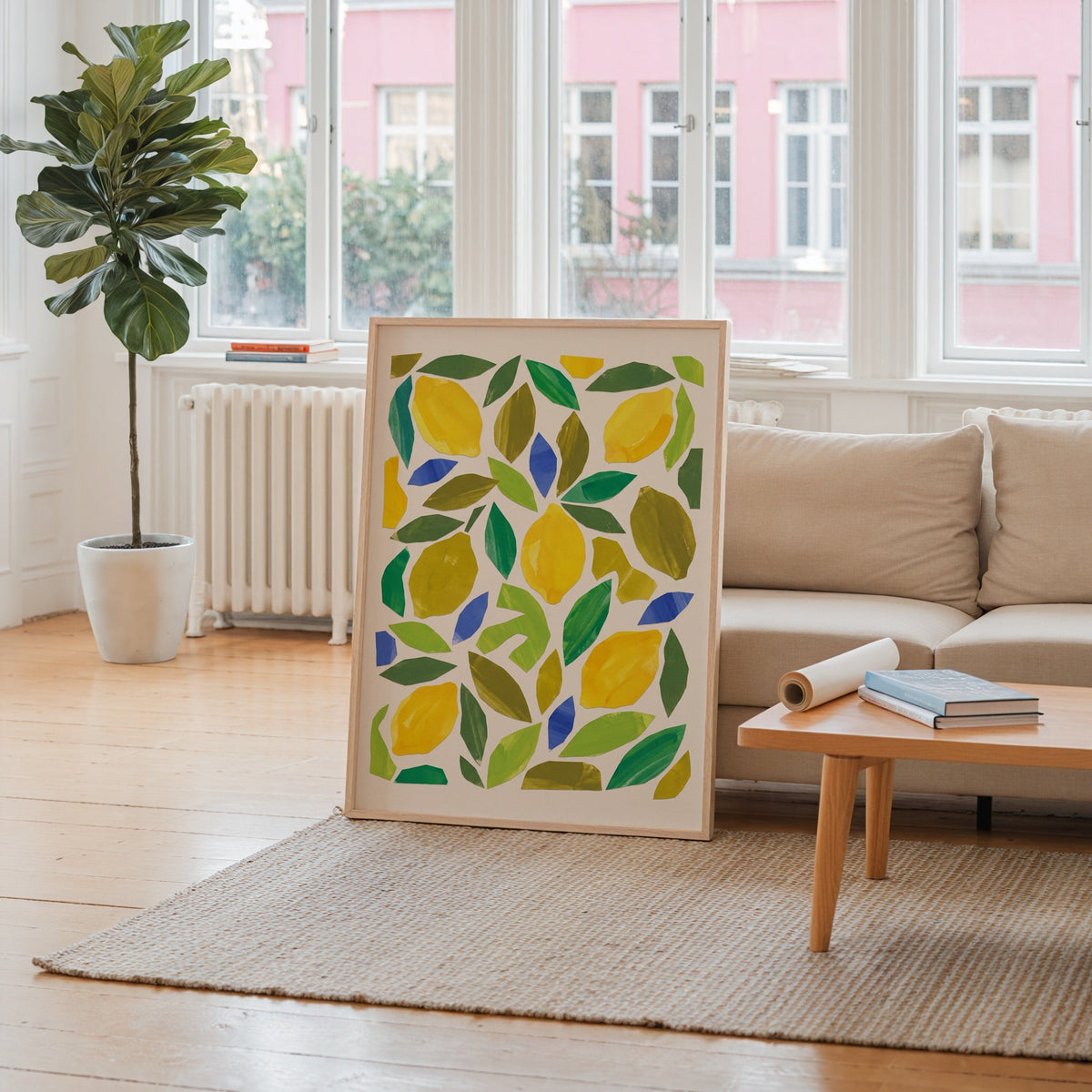 Henri Matisse Lemons and Leaves Poster – i rum 2