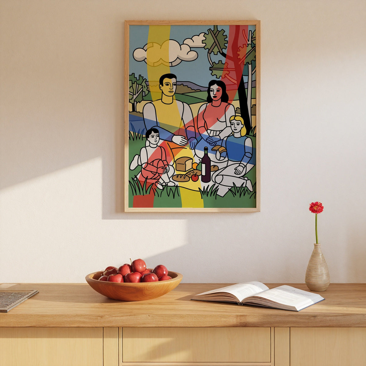 Fernand Leger Country Picnic Poster – i rum 3