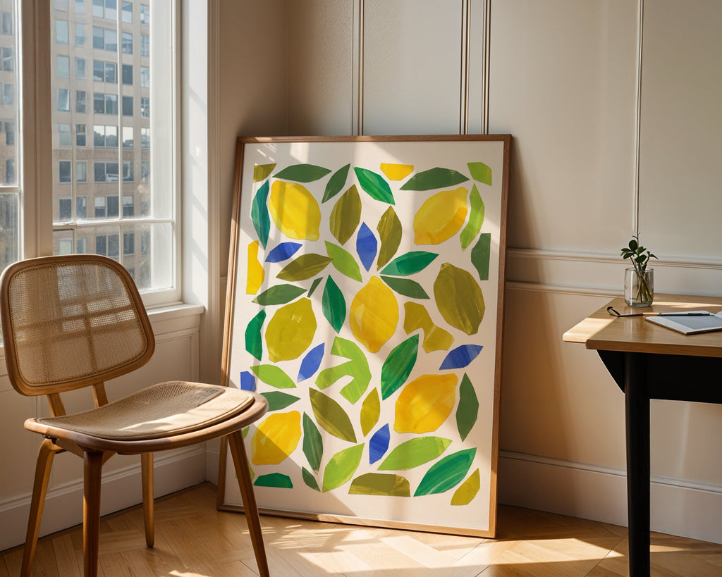 Henri Matisse Lemons and Leaves Poster – i rum 3
