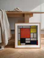 Piet Mondrian Composition with Large Red Plane 1921 Poster – i rum 1