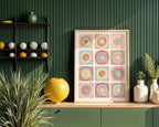Wassily Kandinsky Concentric Circles in Pastel Poster – i rum 3
