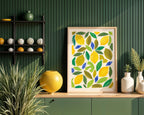 Henri Matisse Lemons and Leaves Poster – i rum 4