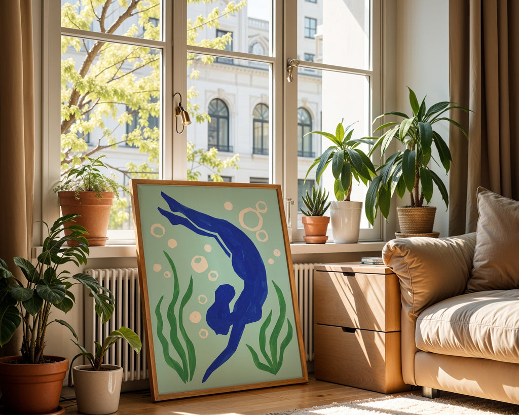 Henri Matisse The Swimmer Poster – i rum 4
