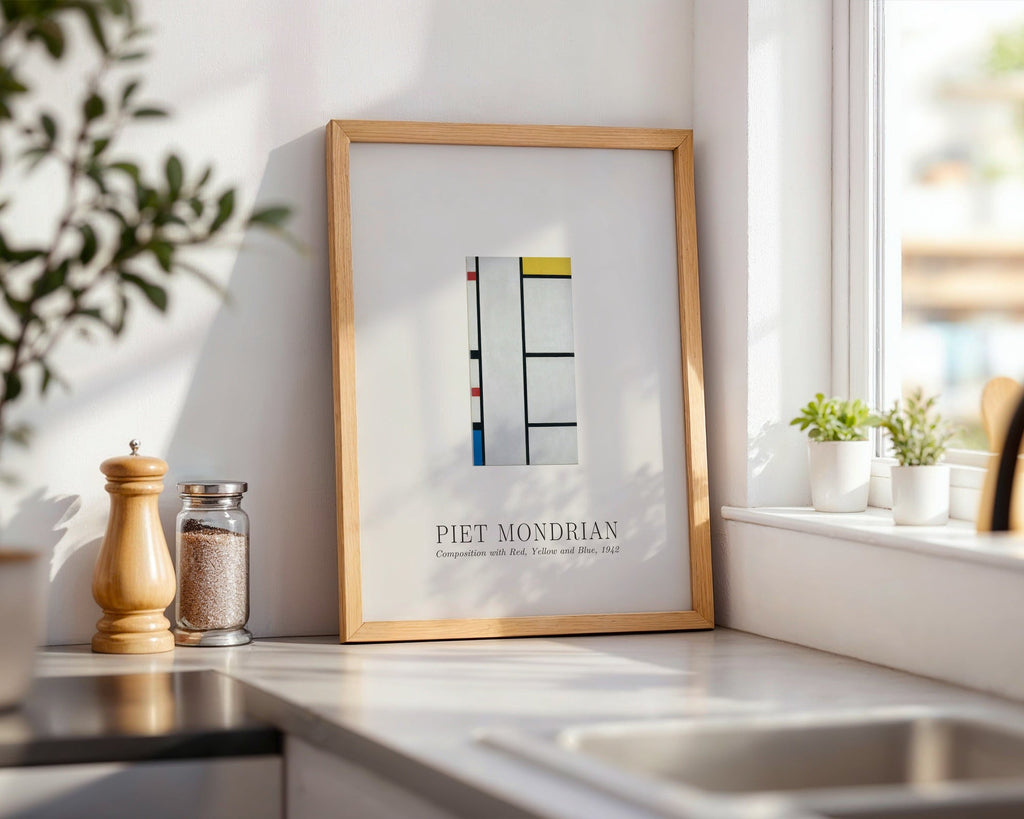 Piet Mondrian Composition with Red Yellow and Blue 1942 Poster – i rum 5