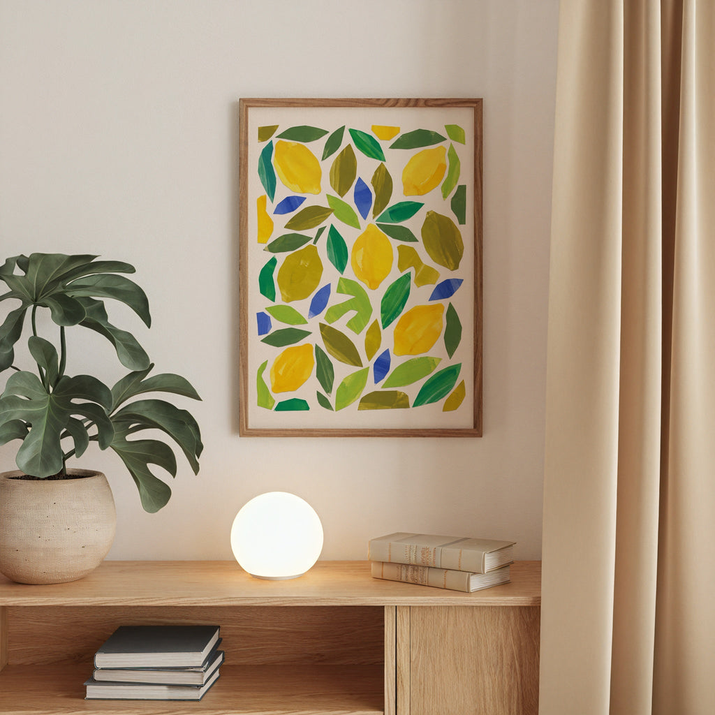 Henri Matisse Lemons and Leaves Poster – i rum 5