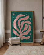 Henri Matisse Pink Algae Poster – i rum 5