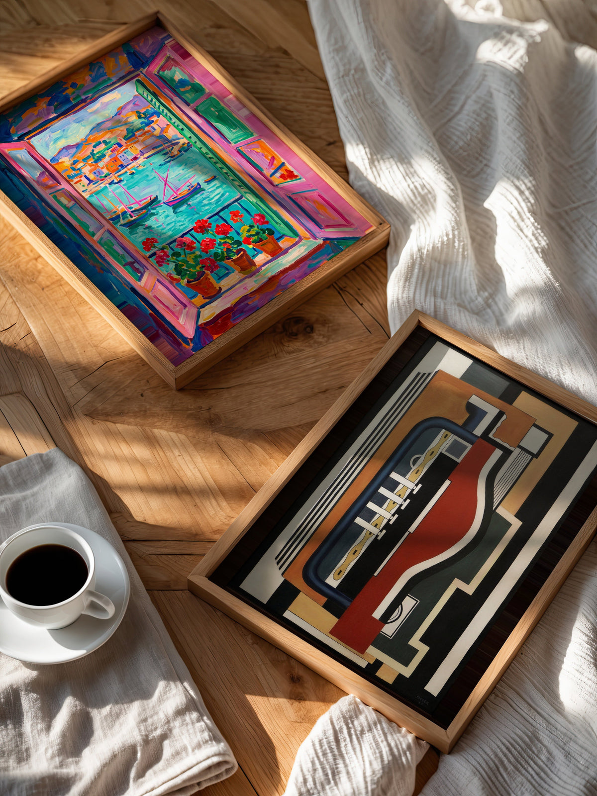 Fernand Leger The Accordion 1926 Poster – två posters i rum 1