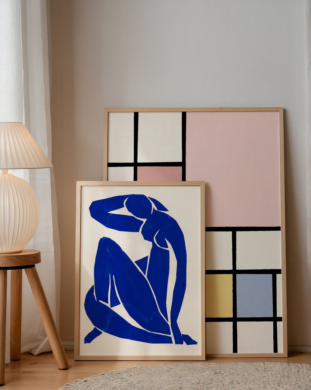 Henri Matisse Blue Nude II 1952 Poster – två posters i rum 1
