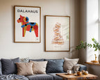 Dalahaus Poster – två posters i rum 2