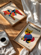 Miauhaus Poster – två posters i rum 2