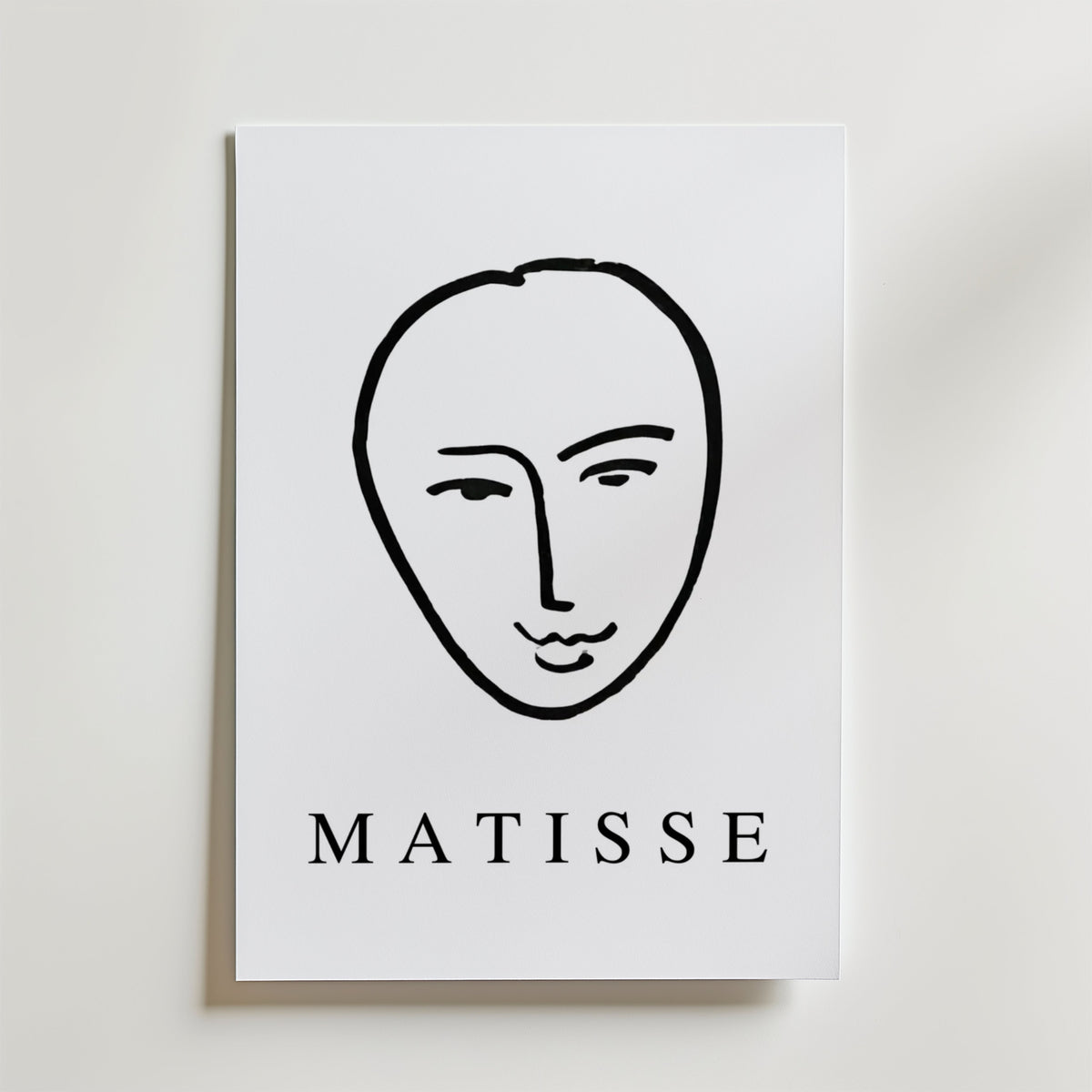 Minimal Matisse – stilfullt konsttryck från Bozetto, tryckt på matt finpapper i hög tryckkvalitet