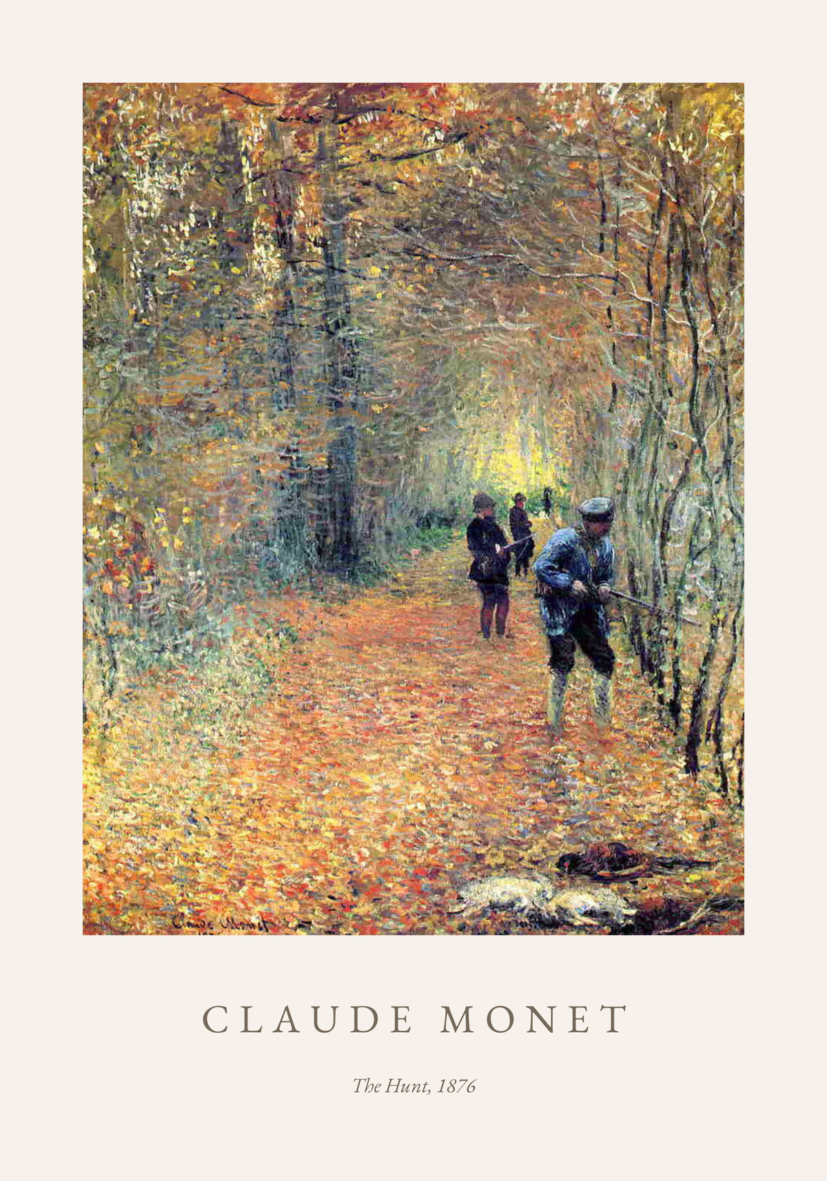 Claude Monet The Hunt – affisch med snyggt motiv, köp enkelt hos Posternord i flera storlekar