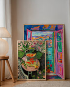 Henri Matisse Goldfish 1912 Poster – två posters i rum 3
