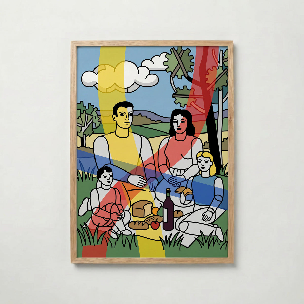 Fernand Leger Country Picnic Poster – ekram