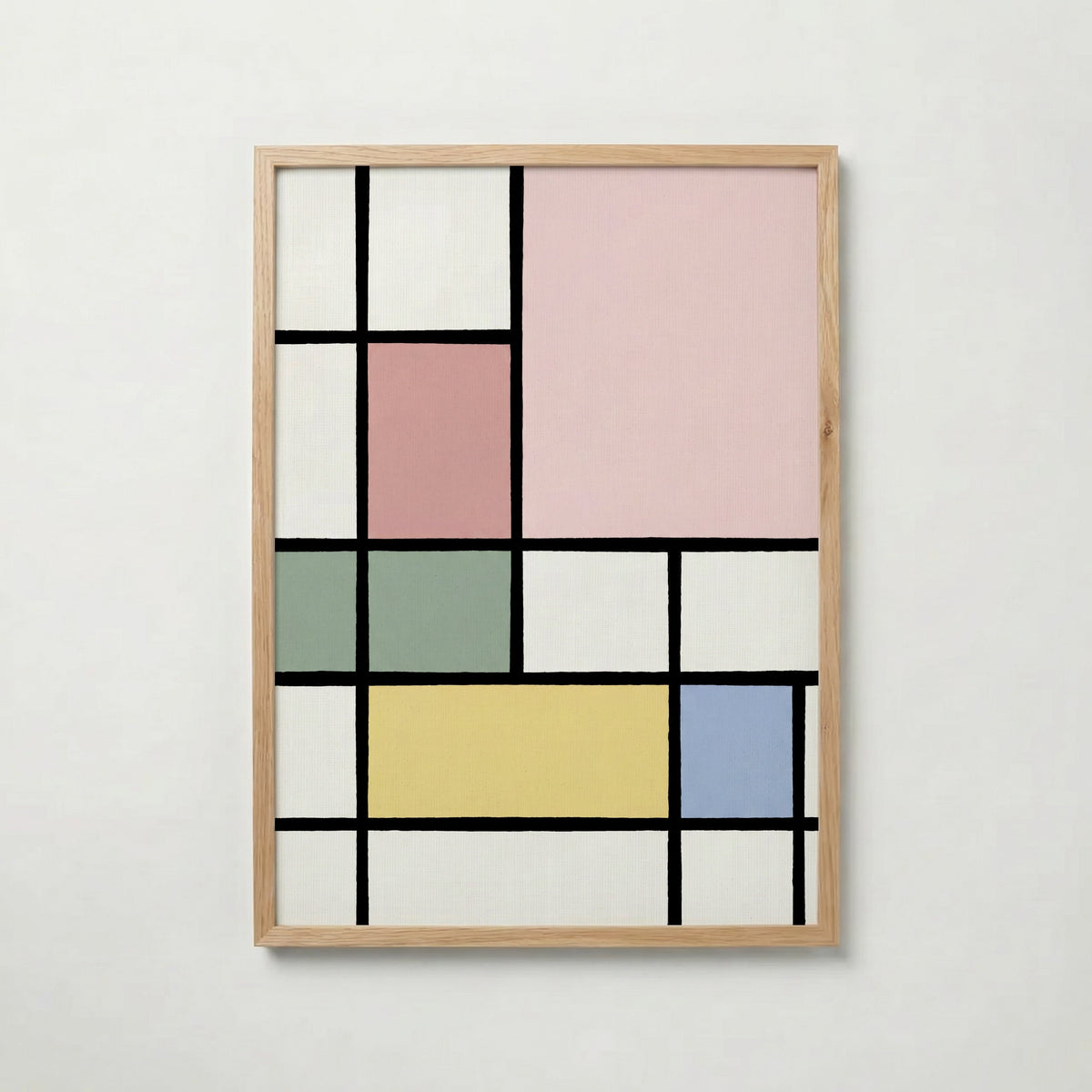 Piet Mondrian Composition in Pastel Poster – ekram