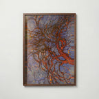Piet Mondrian Evening Red Tree 1910 Poster – valnötsram
