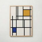 Piet Mondrian Quiet Composition Poster – ekram