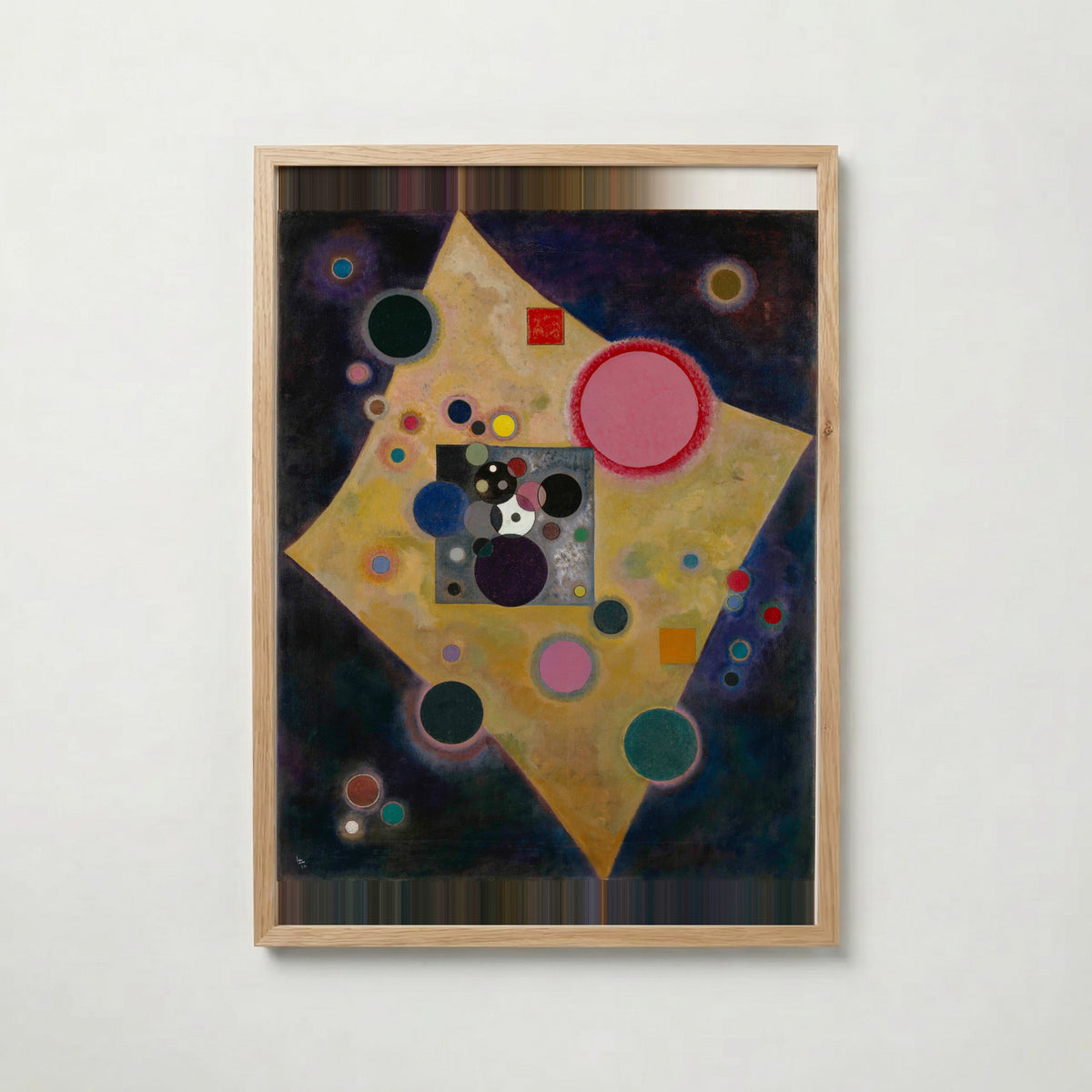 Wassily Kandinsky Accent in Pink 1926 Poster – ekram