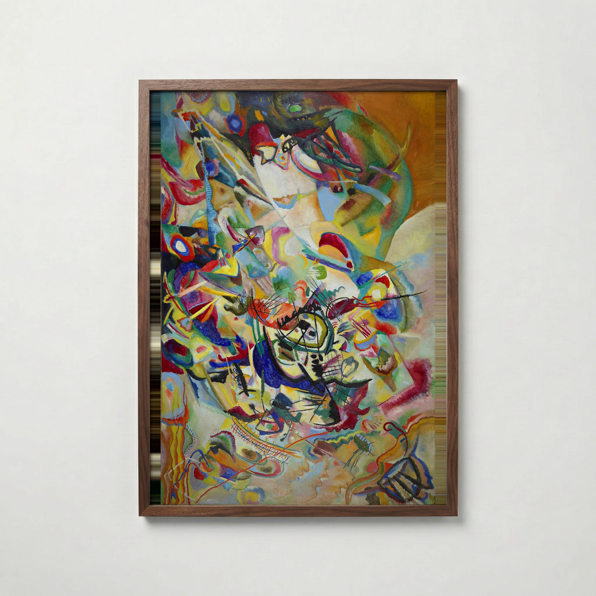 Wassily Kandinsky Composition VII 1913 Poster – valnötsram