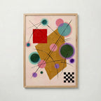 Wassily Kandinsky Red Accent Poster – ekram