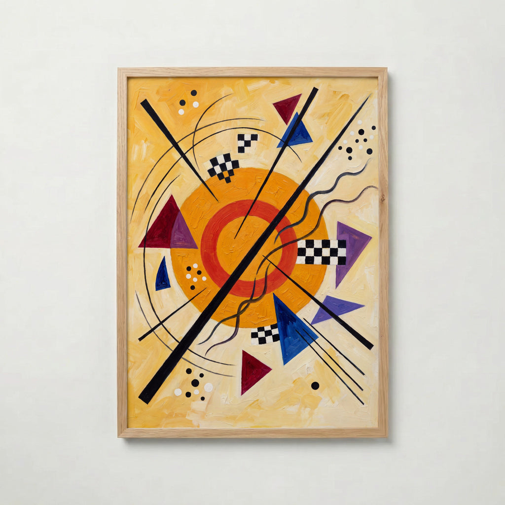 Wassily Kandinsky Sunrise Composition Poster – ekram