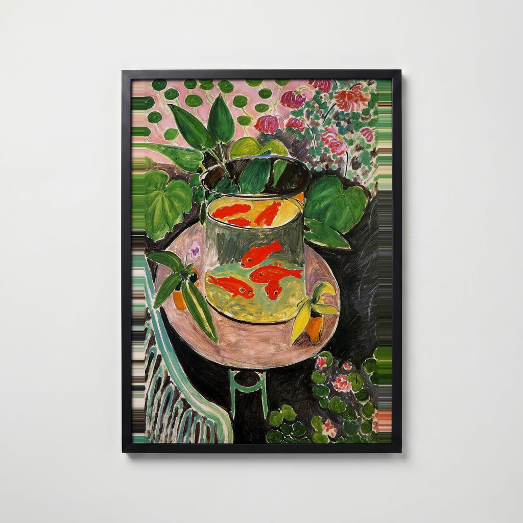 Henri Matisse Goldfish 1912 Poster – svart ram