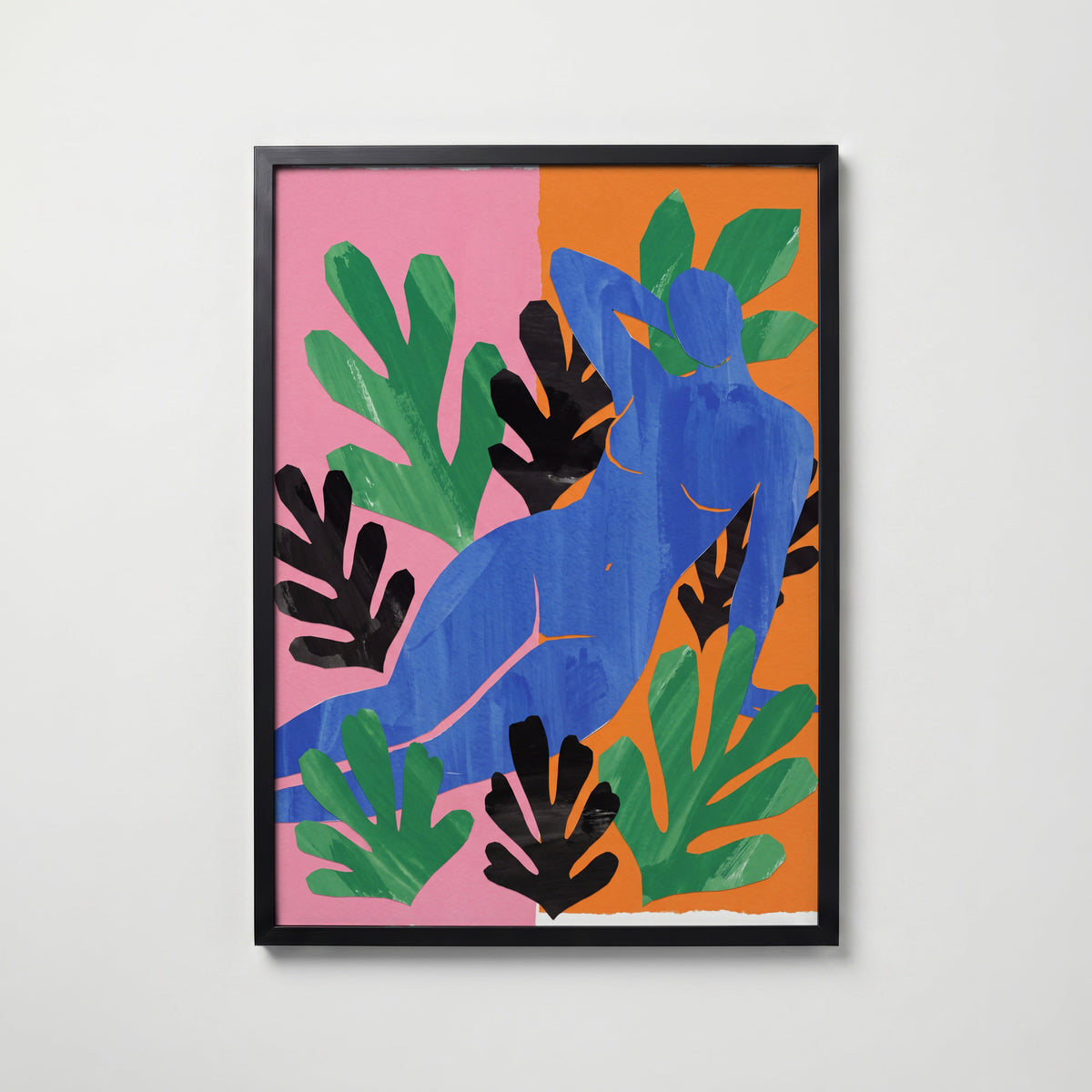 Henri Matisse Woman among Leaves Poster – svart ram