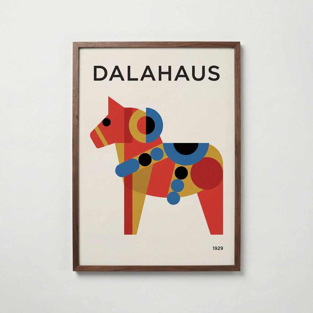 Dalahaus Poster – valnötsram
