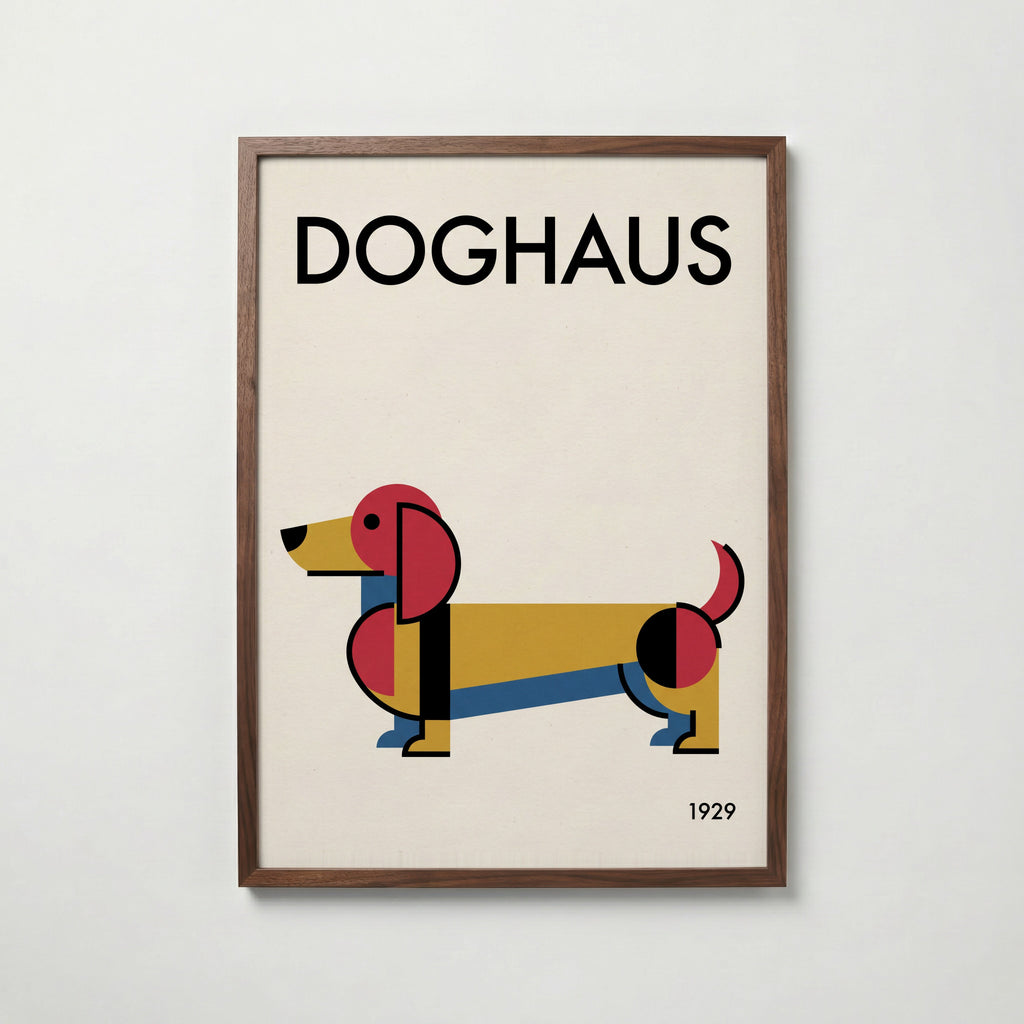 Doghaus Poster – valnötsram