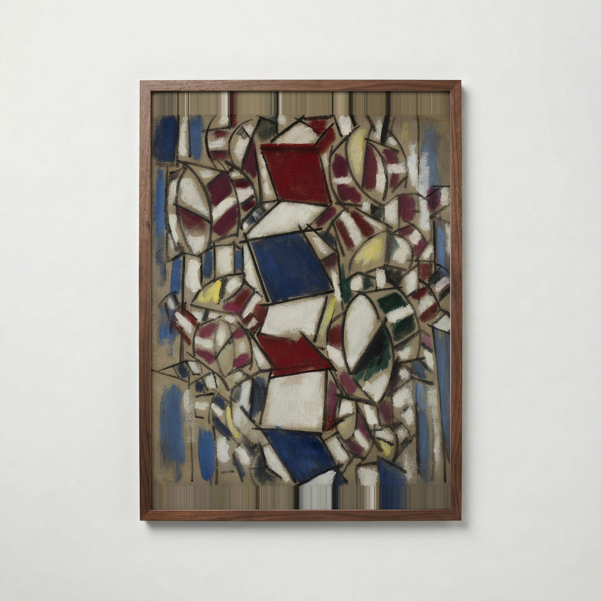 Fernand Leger Contrast of Forms 1913 Poster – valnötsram