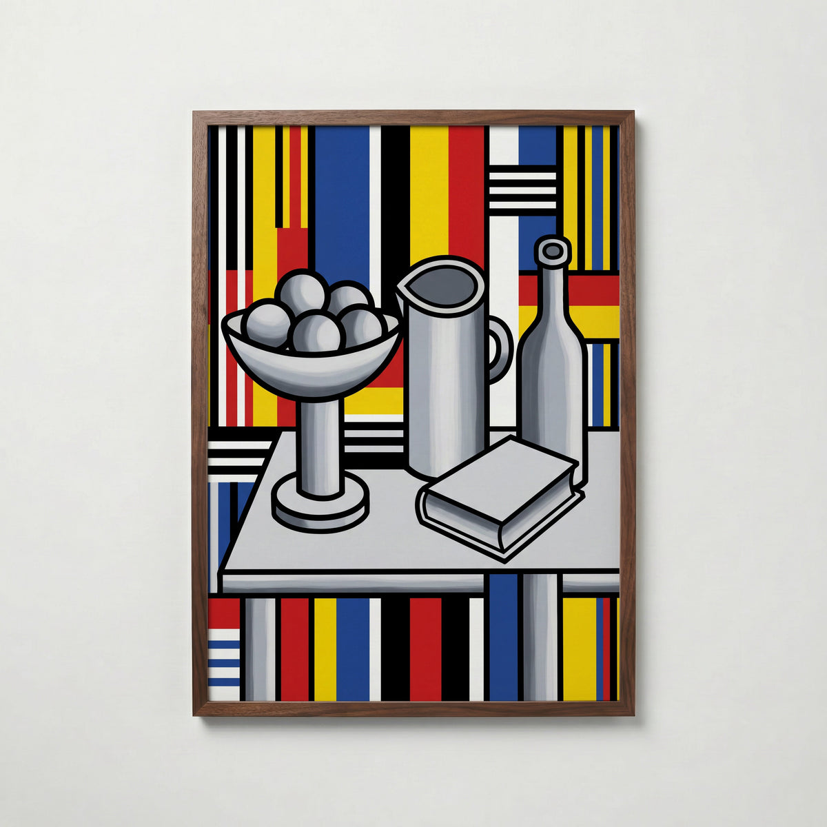 Fernand Leger Still Life with Fruit Bowl Poster – valnötsram