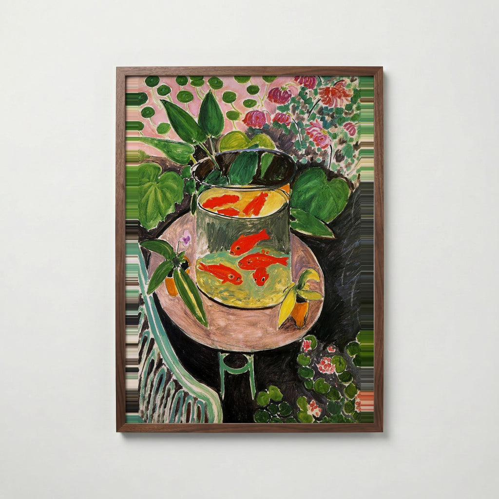 Henri Matisse Goldfish 1912 Poster – valnötsram