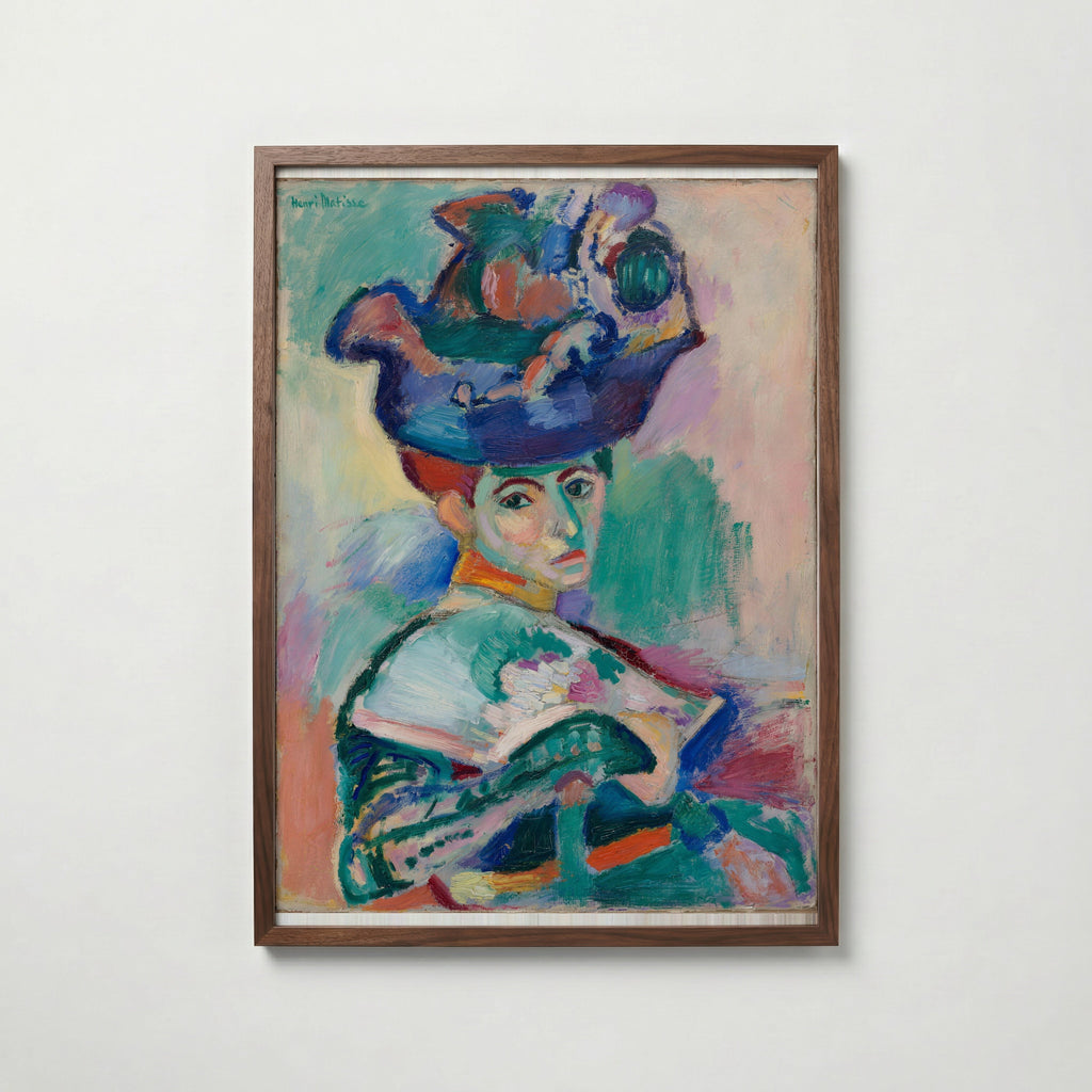 Henri Matisse Woman with a Hat 1905 Poster – valnötsram